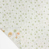 Algodón acolchado estampado LYBELA / SHELBY Blanco / Blanco